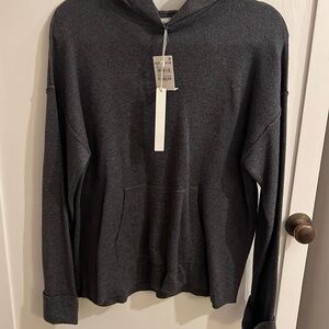 Caslon small hooded sweater with front pocket